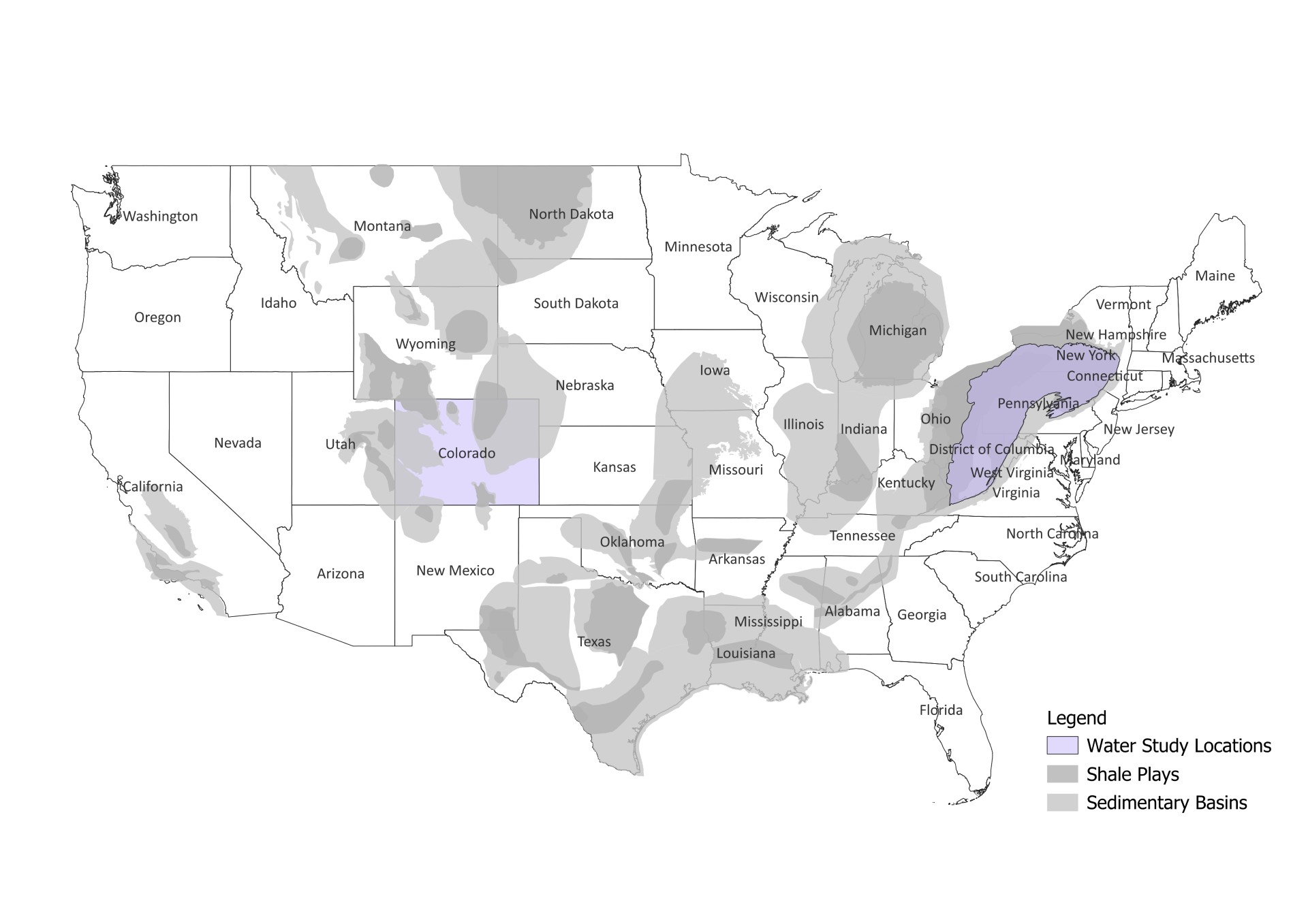 Water Quality Study Locations